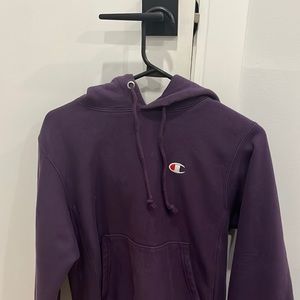 Purple champion hoodie